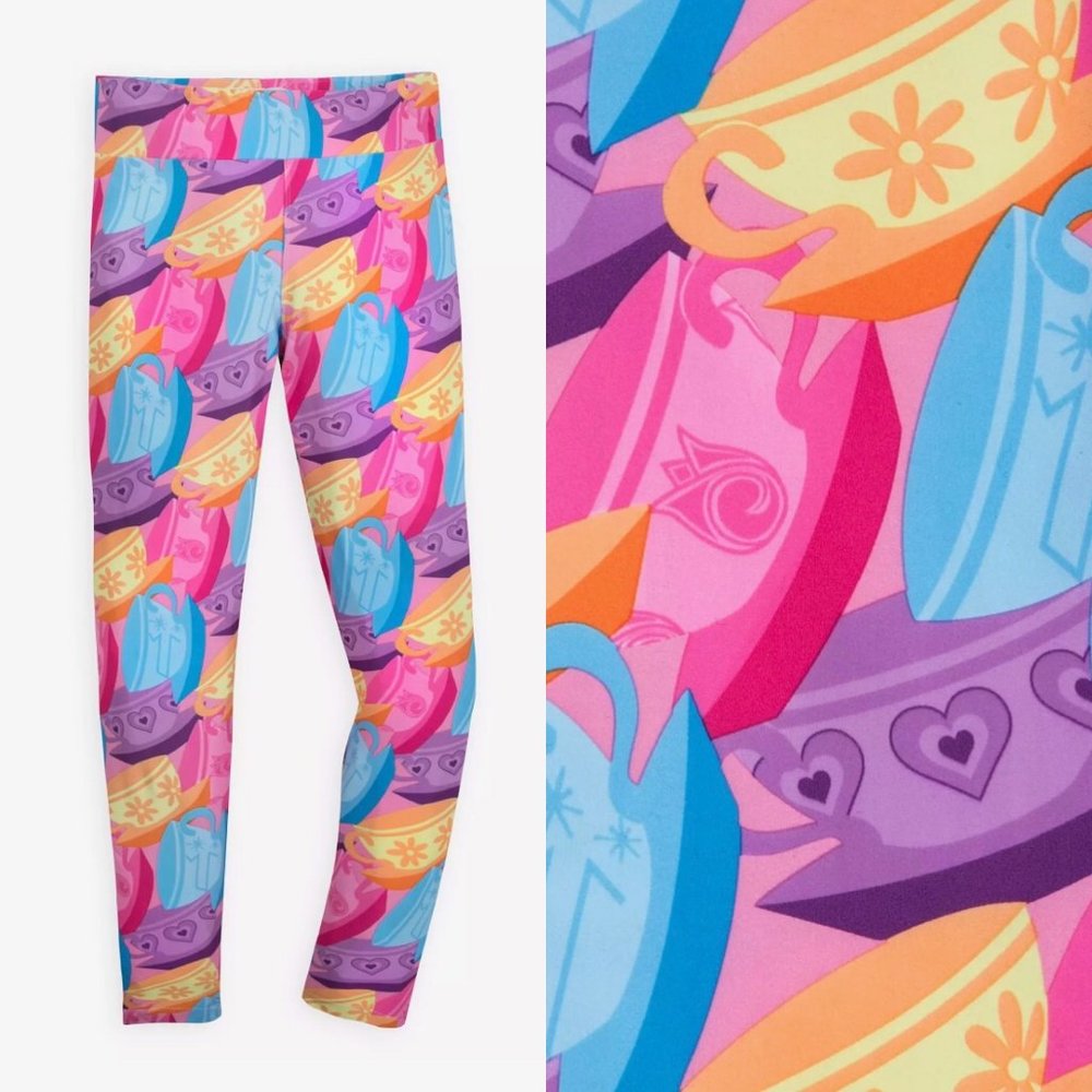 Disney Tea Cup Alice in Wonderland Leggings